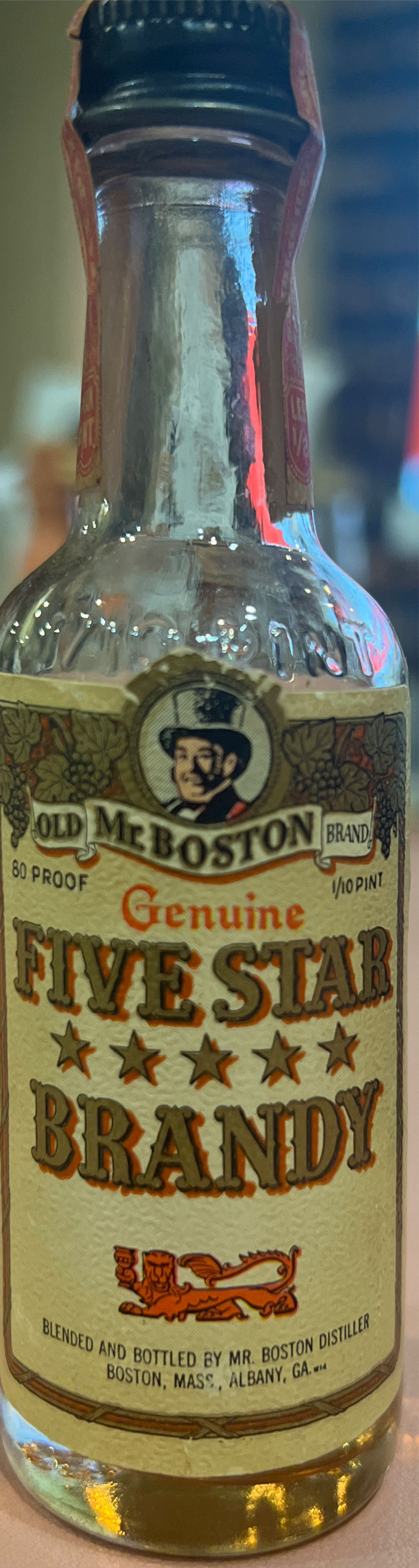 American Five Star Brandy  alcohol collectible - Main Image 3