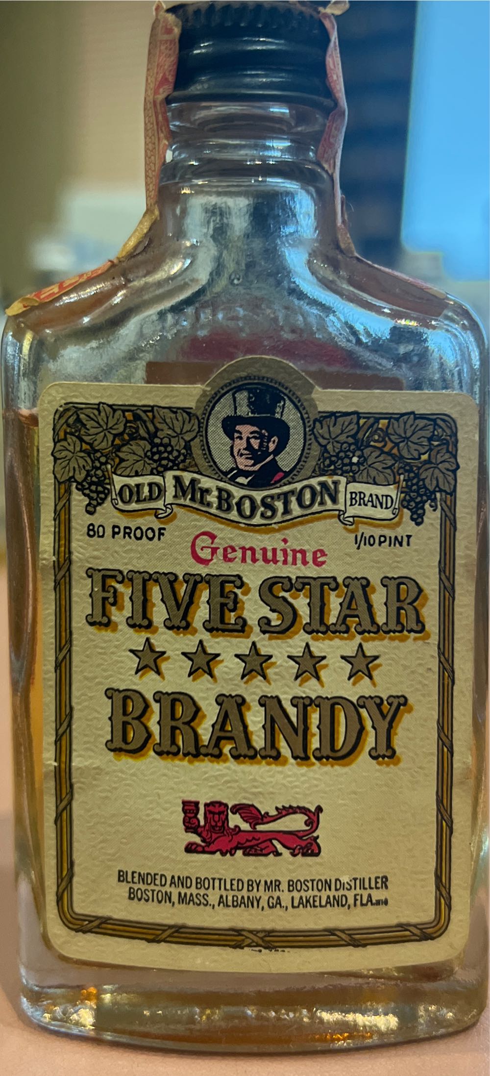 American Five Star Brandy  alcohol collectible - Main Image 4
