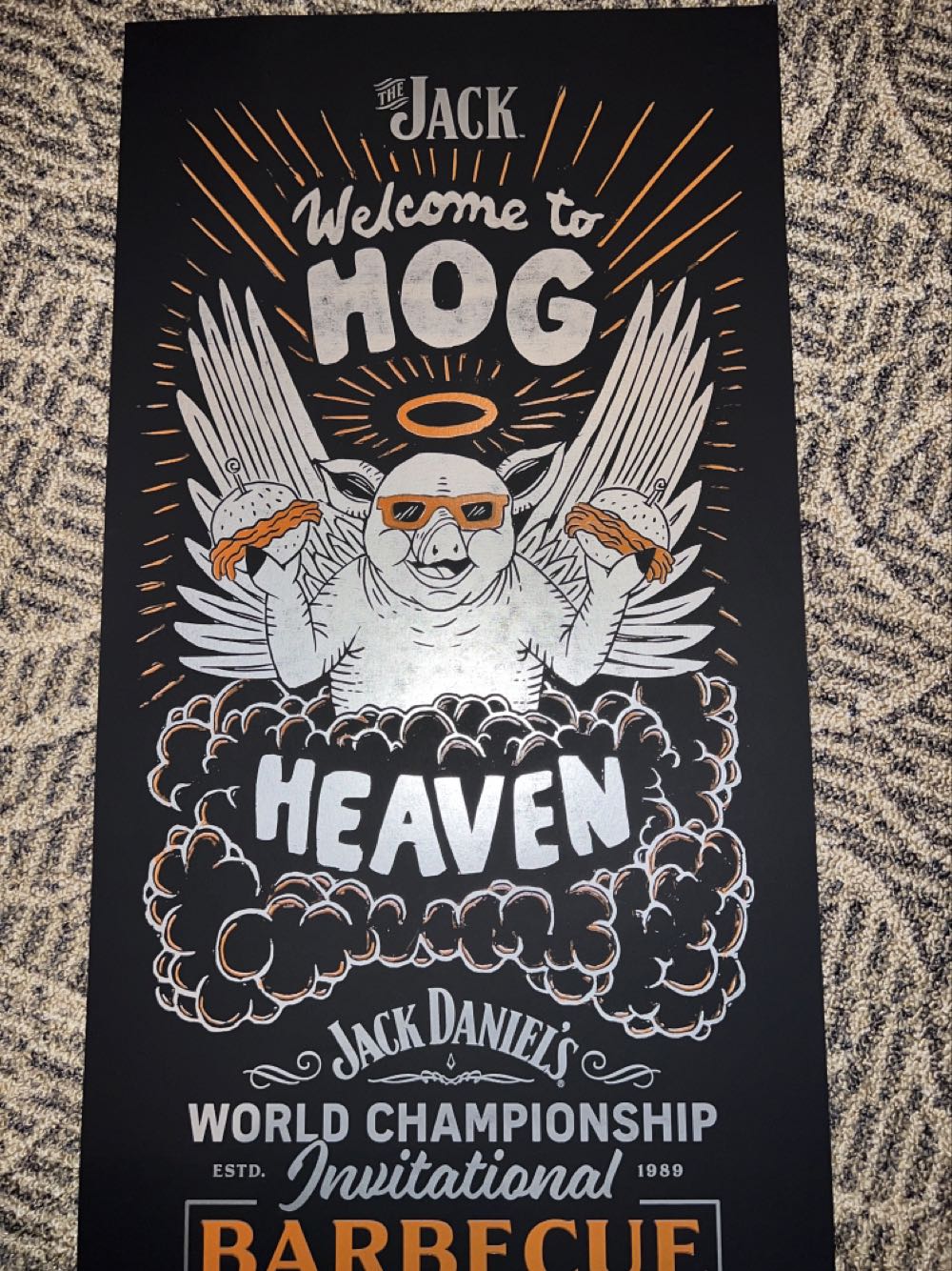 BBQ Poster 2022 - Jack Daniel’s Distillery, Lynchburg, TN alcohol collectible - Main Image 2