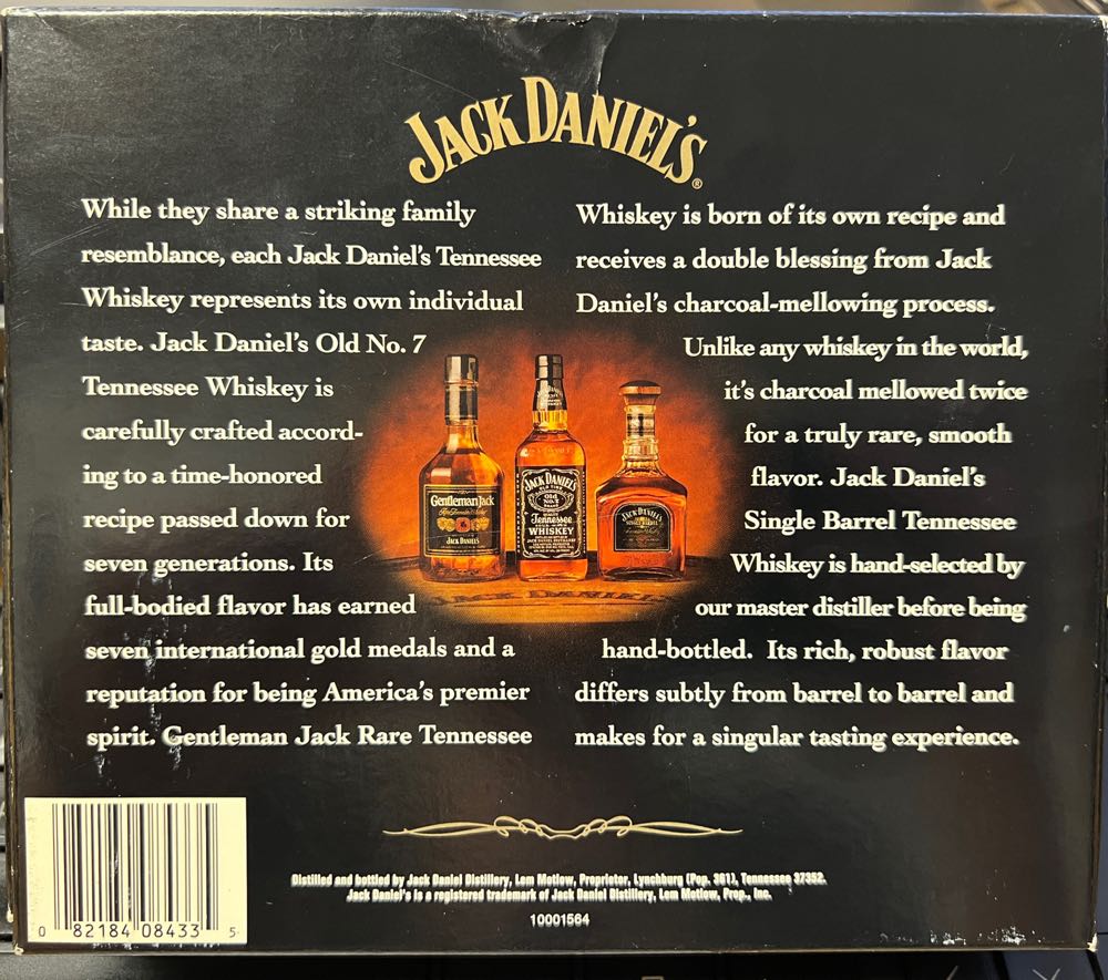  Family Of Fine Wiskey  50 ml 3 pc set - Jack Daniel’s Distillery, Lynchburg, TN (50 mL) alcohol collectible [Barcode 082184084335] - Main Image 4