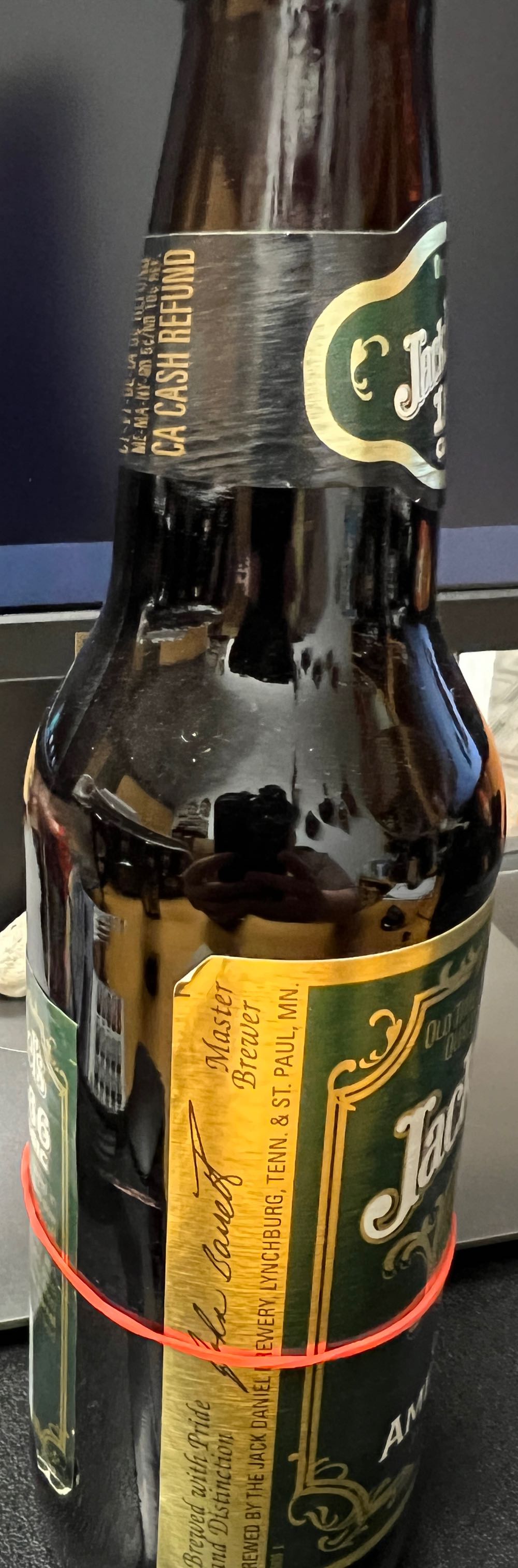 JD Beer American Ale Long Label - Jack Daniel’s Distillery, Lynchburg, TN (355 mL) alcohol collectible - Main Image 3