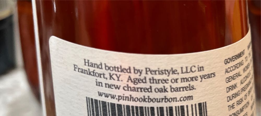 Pinhook Cask Strength Bourbon - Castle & Key Distillery (750 mL) alcohol collectible [Barcode 866378000475] - Main Image 4