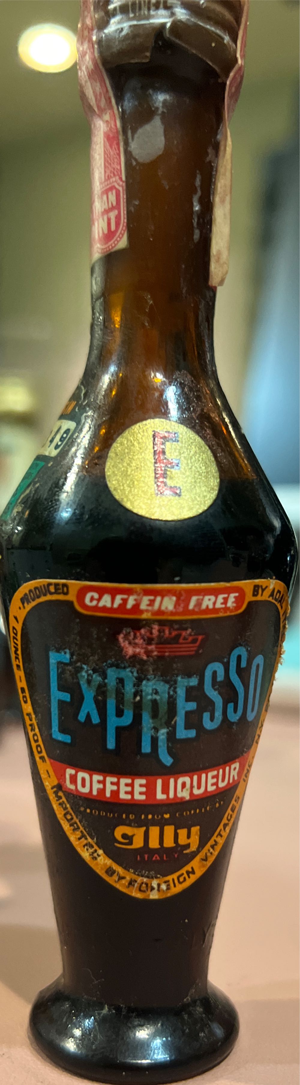 Expresso Coffee Liqueur  alcohol collectible - Main Image 2