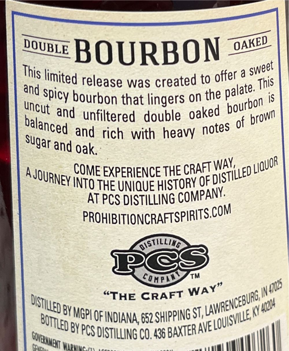 Nulu Double Oaked single Barrell bourbon - MGPI Of Indiana (750mL) alcohol collectible [Barcode 852646007260] - Main Image 3