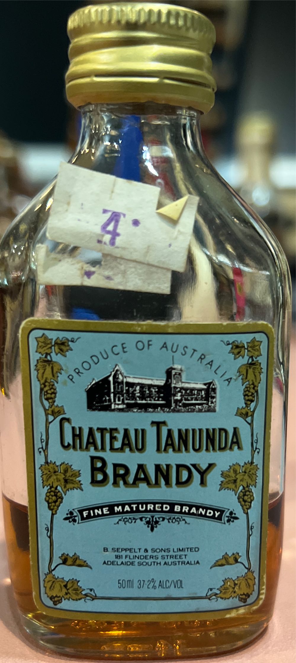 Chateau Tanunda Brandy  alcohol collectible - Main Image 2