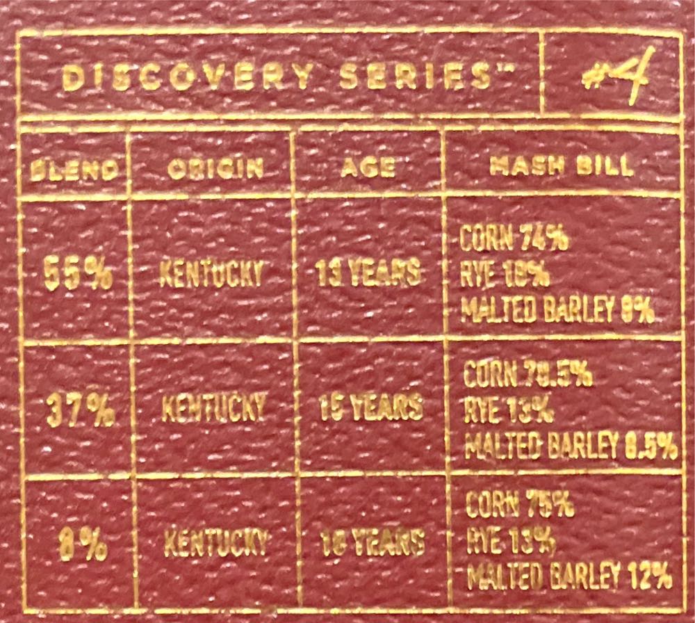 Bardstown Bourbon Discovery Series 4 - Bardstown Bourbon Company (750 mL) alcohol collectible [Barcode 857552008035] - Main Image 2