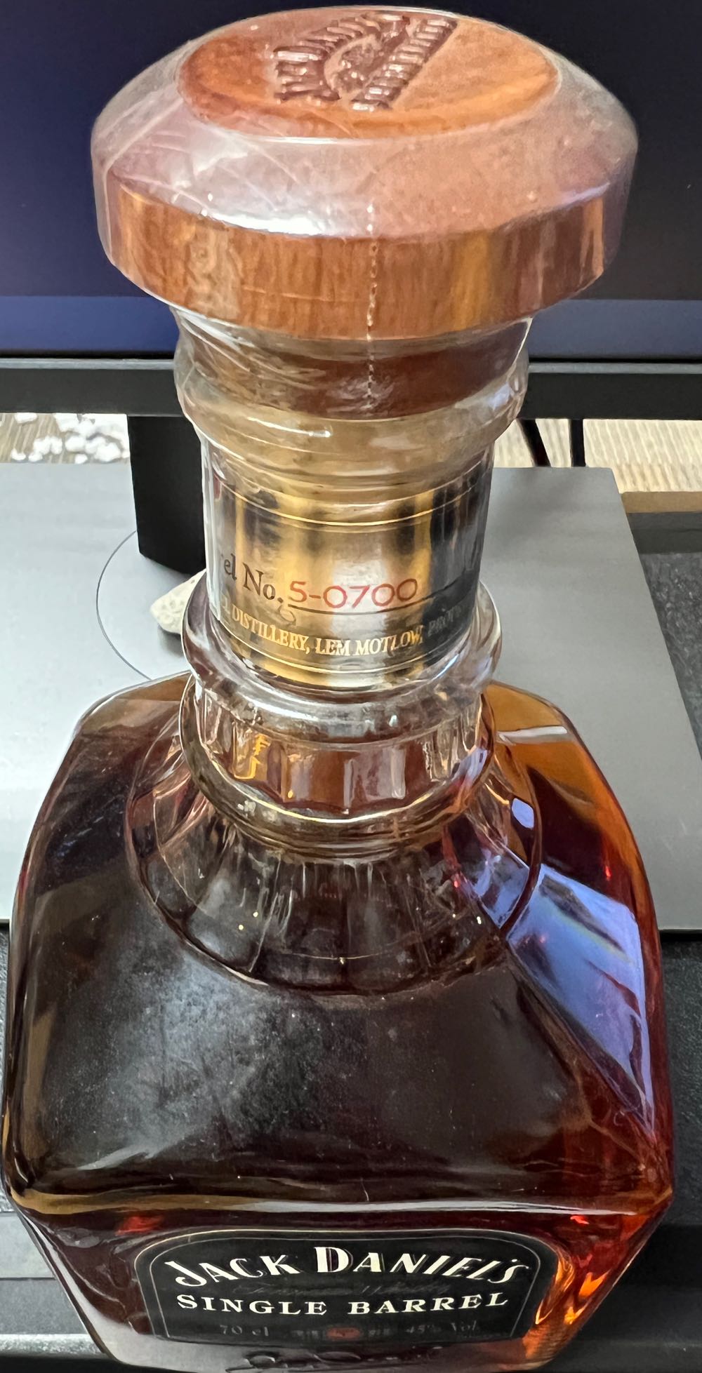 Single Barrel 2005 No Banderol - Jack Daniel’s Distillery, Lynchburg, TN (700 mL) alcohol collectible - Main Image 4