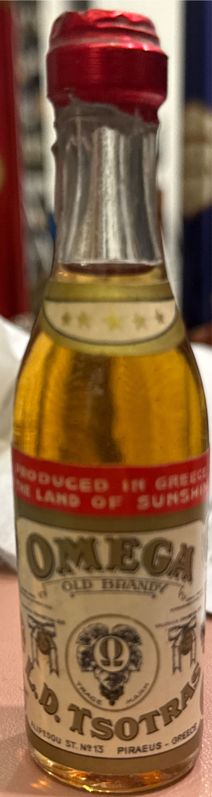 Omega  alcohol collectible - Main Image 2