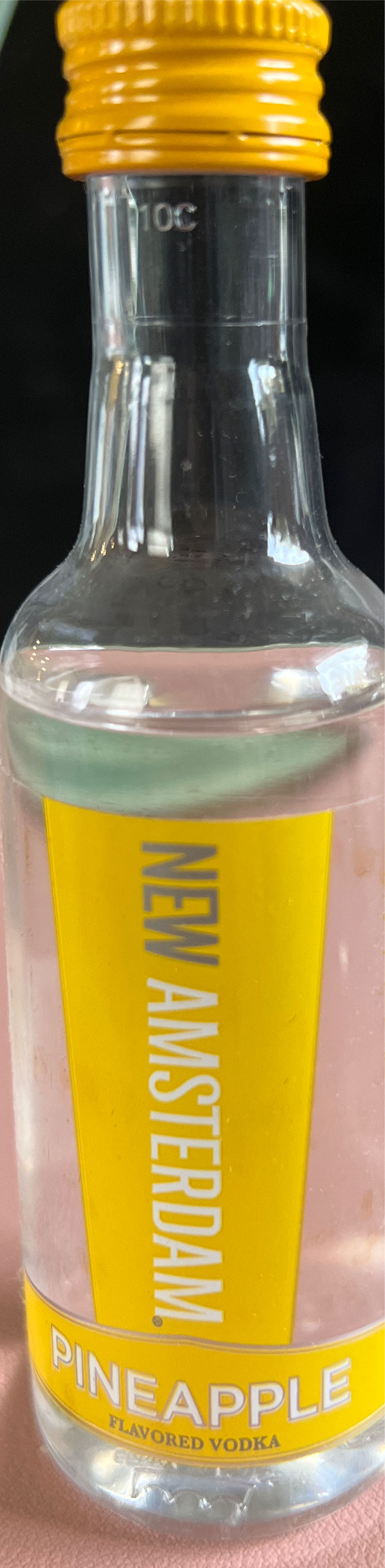 New Amsterdam Pineapple Vodka - New Amsterdam Spirits Company (50 mL) alcohol collectible [Barcode 085000006214] - Main Image 2