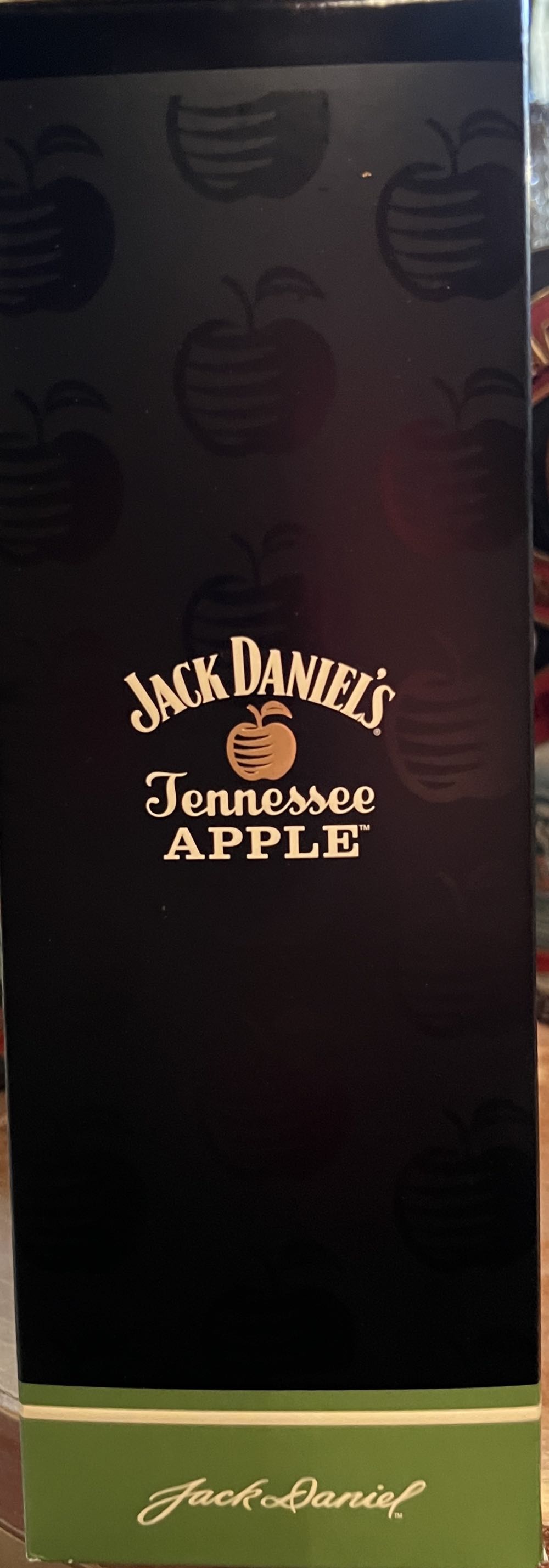 Set Apple With Glass - Jack Daniel’s Distillery, Lynchburg, TN (750 mL) alcohol collectible - Main Image 2