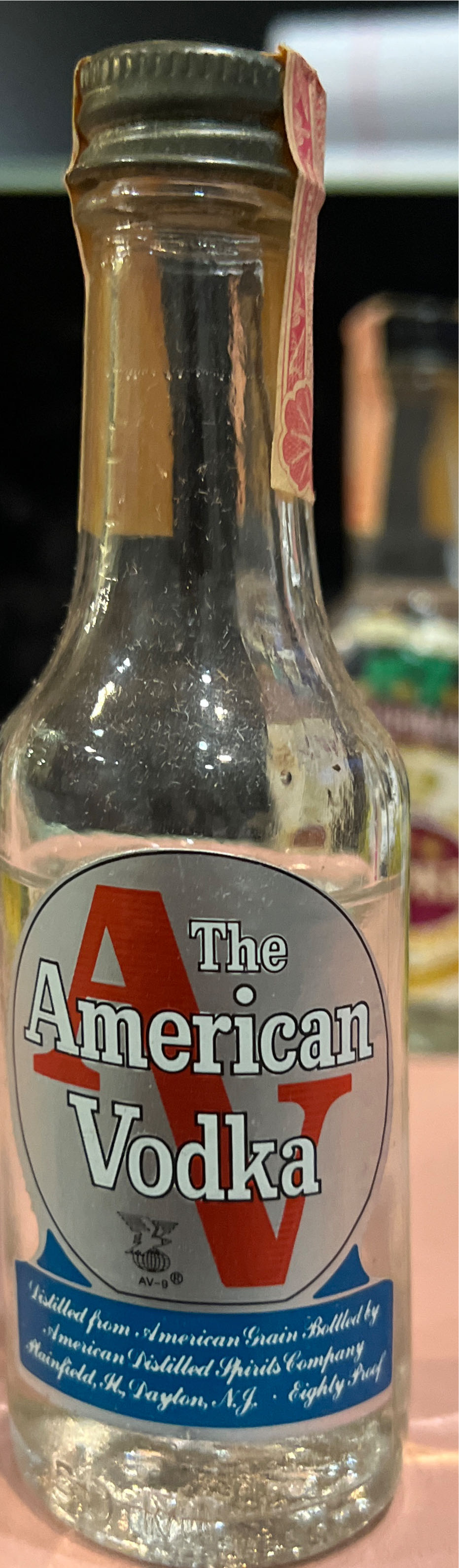 The American Vodka  alcohol collectible - Main Image 1
