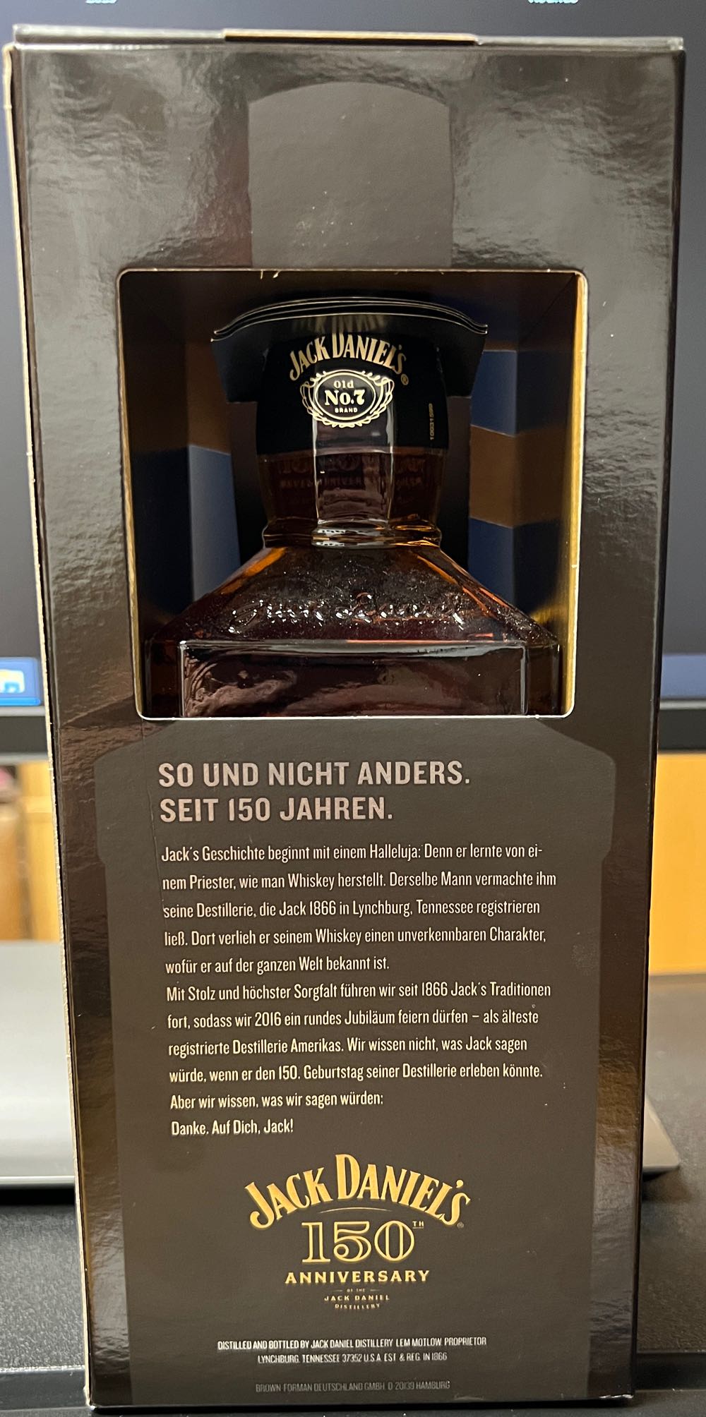 150 Aniversary Of Jack Daniels Factory - Jack Daniel’s Distillery, Lynchburg, TN (700 mL) alcohol collectible - Main Image 3