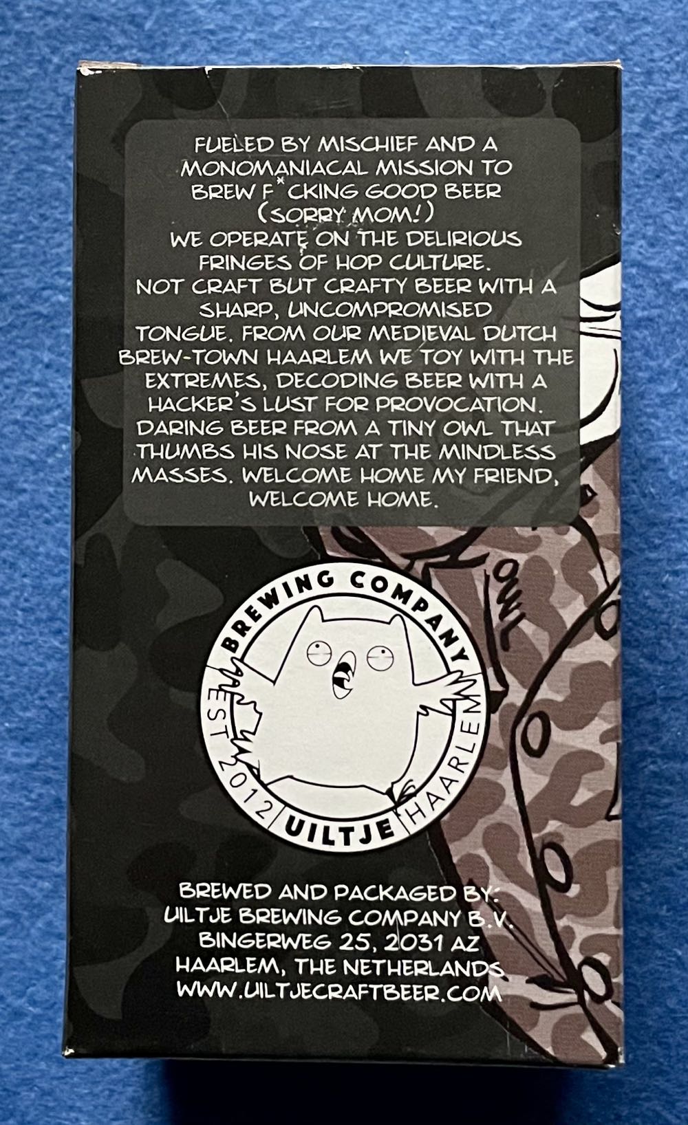 Staff Sergeant - Uiltje Brewing Company (330 mL) alcohol collectible [Barcode 8719325539059] - Main Image 3