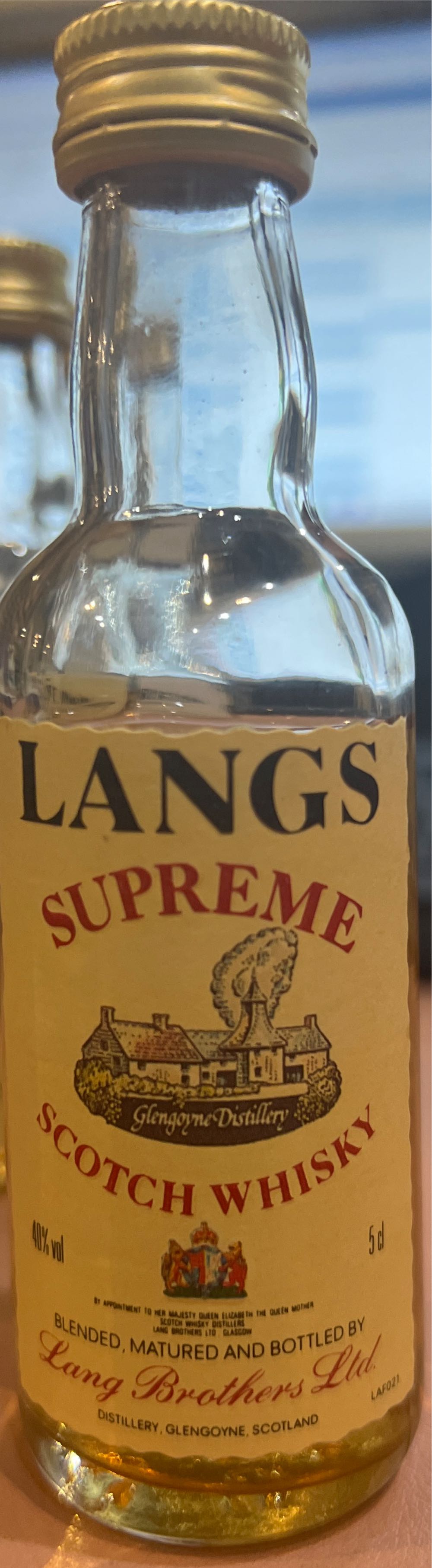Langs Scotch  alcohol collectible - Main Image 3