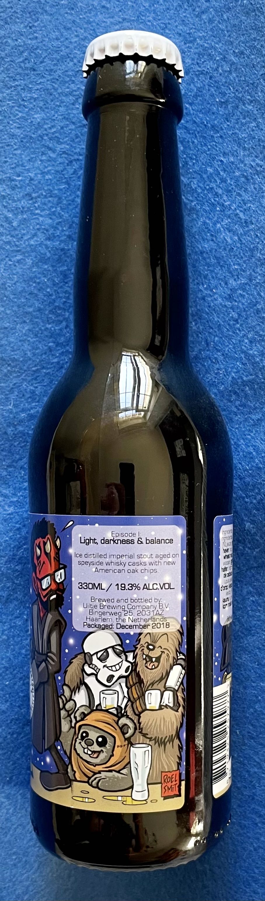 Light & Darkness - Uiltje Brewing Company (330 mL) alcohol collectible [Barcode 8719325257977] - Main Image 4
