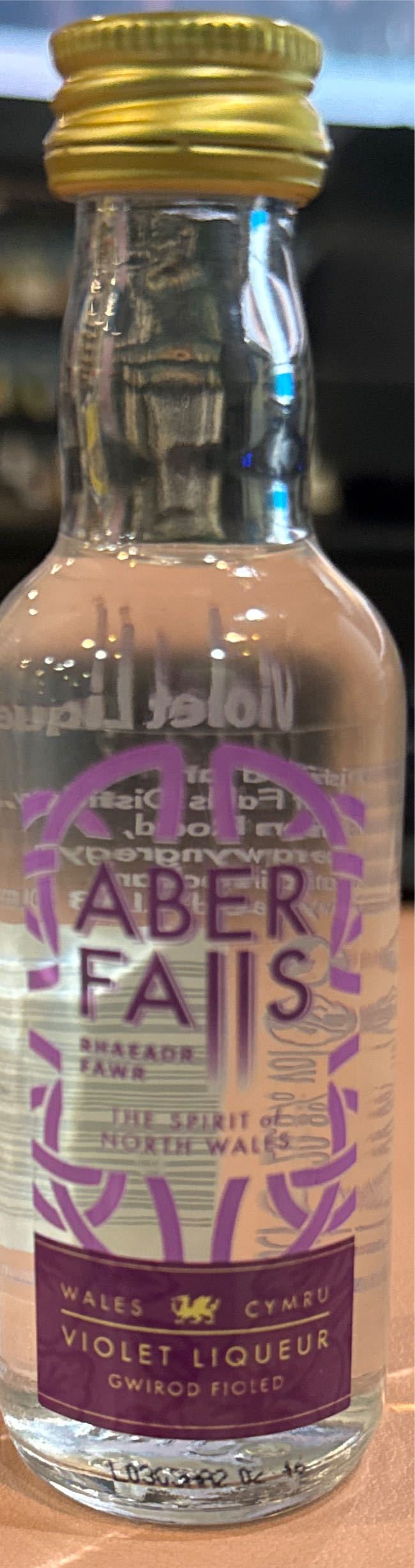 Aber Falls Violet Liqueur 5cl - Aber Falls Distillery (50 mL) alcohol collectible [Barcode 5011166056003] - Main Image 2