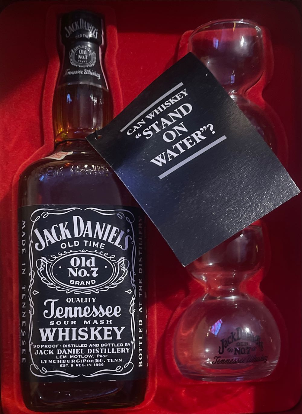 Tin - Can Whiskey Stand On Water - Jack Daniel’s (750 mL) alcohol collectible - Main Image 2