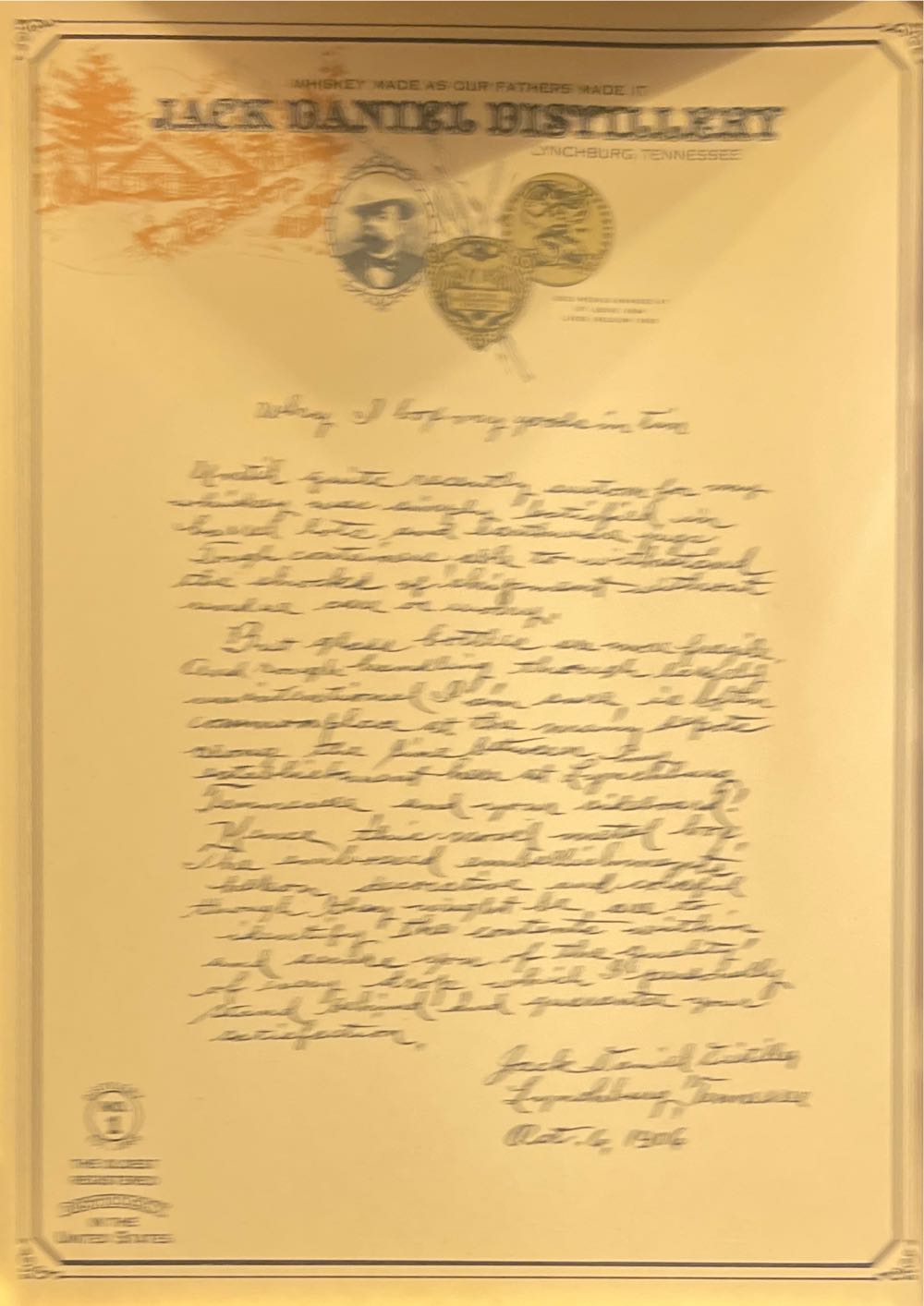 Tin - Poker Game - Jack Daniel’s (750 mL) alcohol collectible - Main Image 2