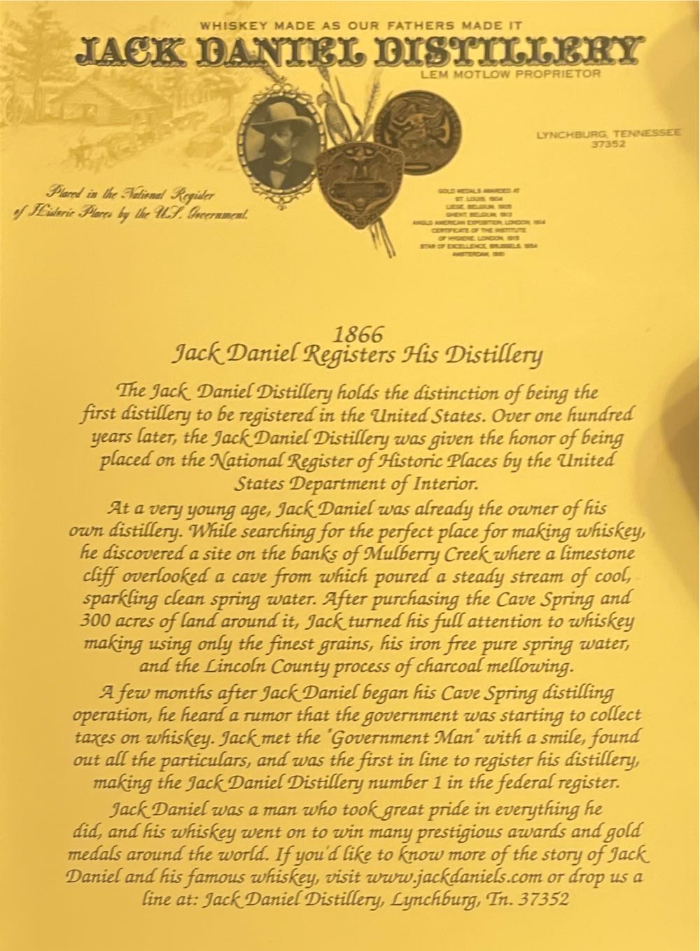 Tin - Heritage Series #2 - Jack Daniel’s (750 mL) alcohol collectible - Main Image 2