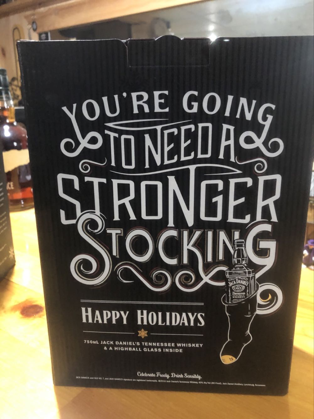 BOX SET : Black Label Holiday (e)  (750 mL) alcohol collectible - Main Image 2