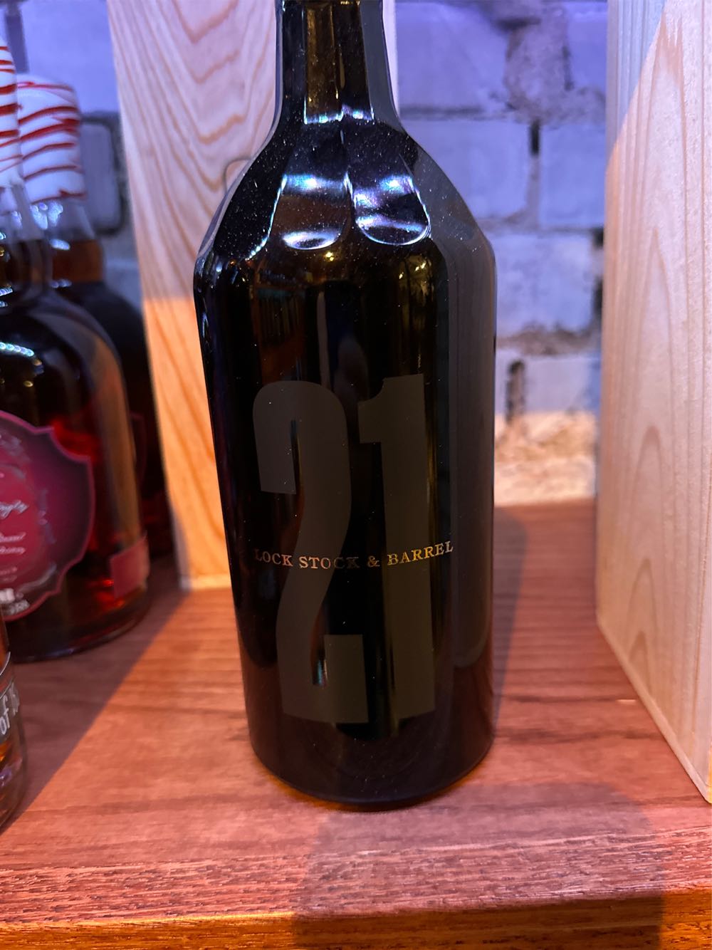 Lock Stock & barrel 21 Year  alcohol collectible - Main Image 2