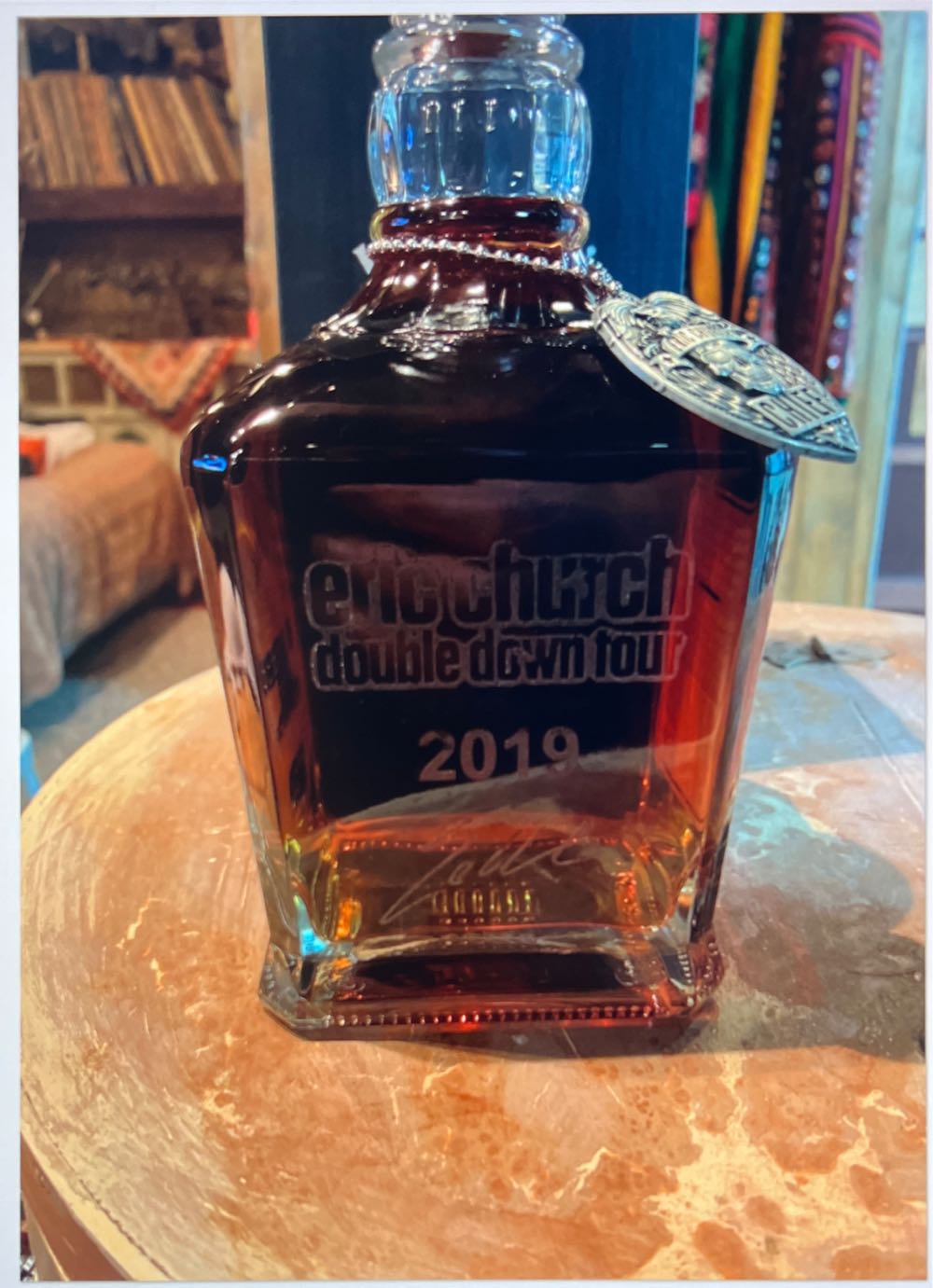 Eric Church 2018 Engraved - Jack Daniel’s Distillery, Lynchburg, TN (750 mL) alcohol collectible - Main Image 2