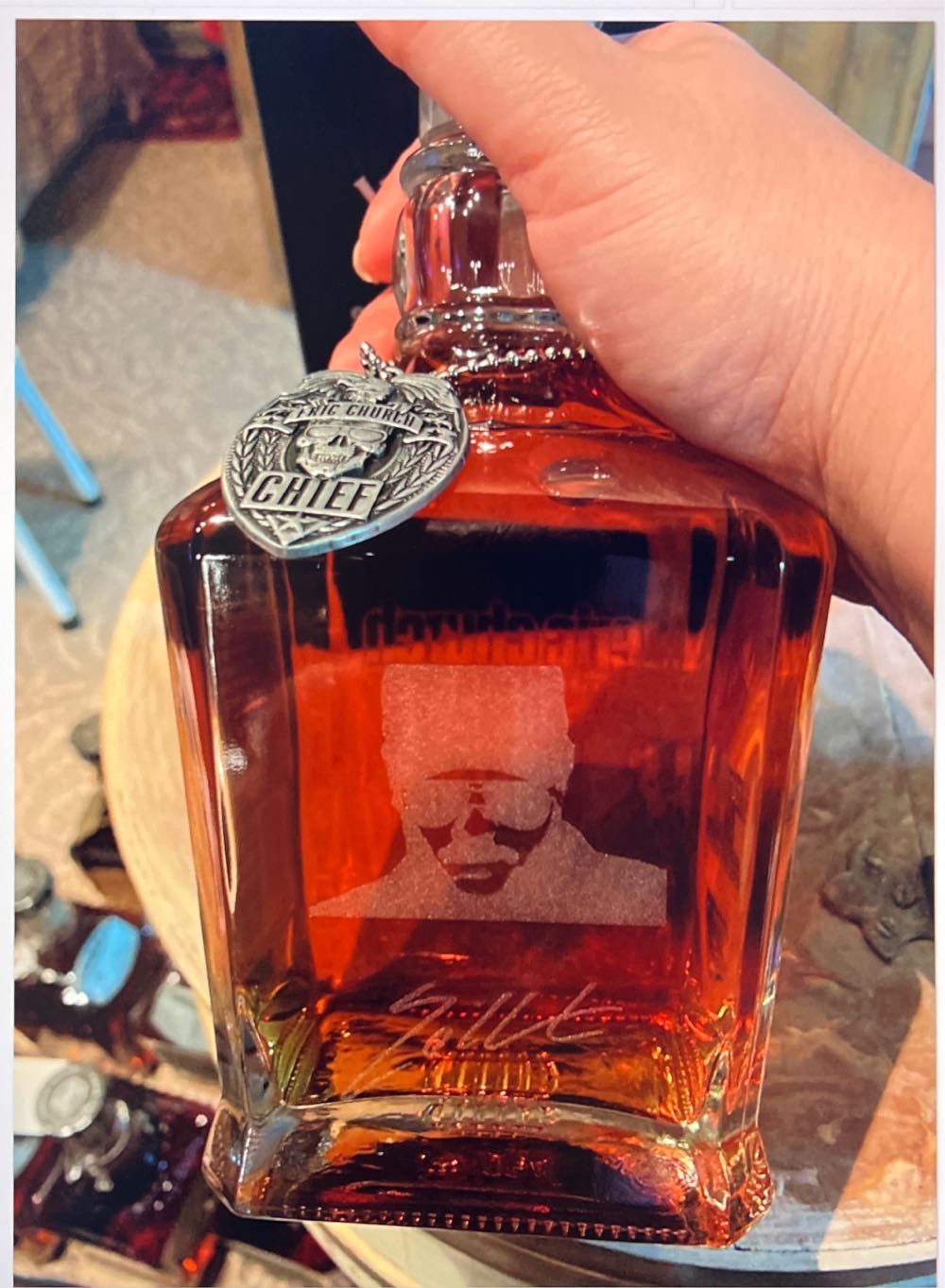 Eric Church 2018 Engraved - Jack Daniel’s Distillery, Lynchburg, TN (750 mL) alcohol collectible - Main Image 3