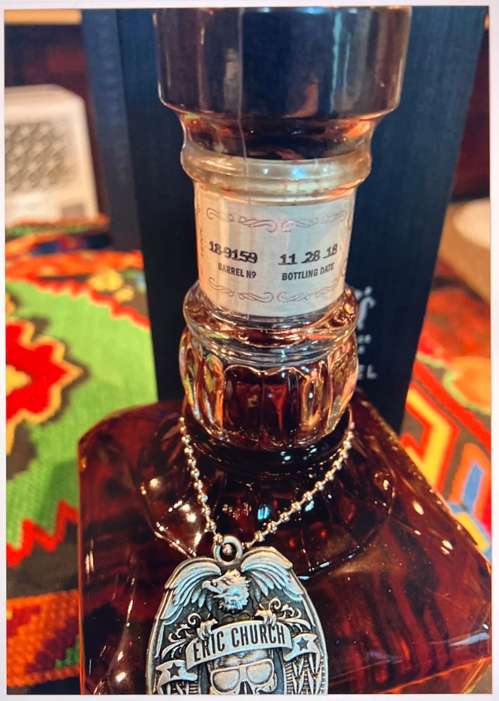 Eric Church 2018 Engraved - Jack Daniel’s Distillery, Lynchburg, TN (750 mL) alcohol collectible - Main Image 4