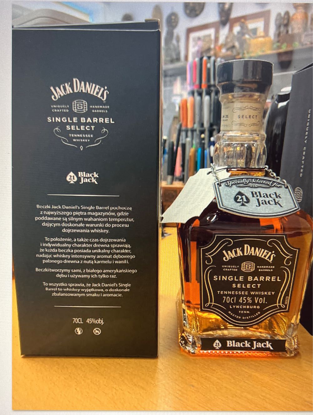 US Collectors 21 Black Jack Poland 2021 - Jack Daniel’s Distillery, Lynchburg, TN (700 mL) alcohol collectible - Main Image 2