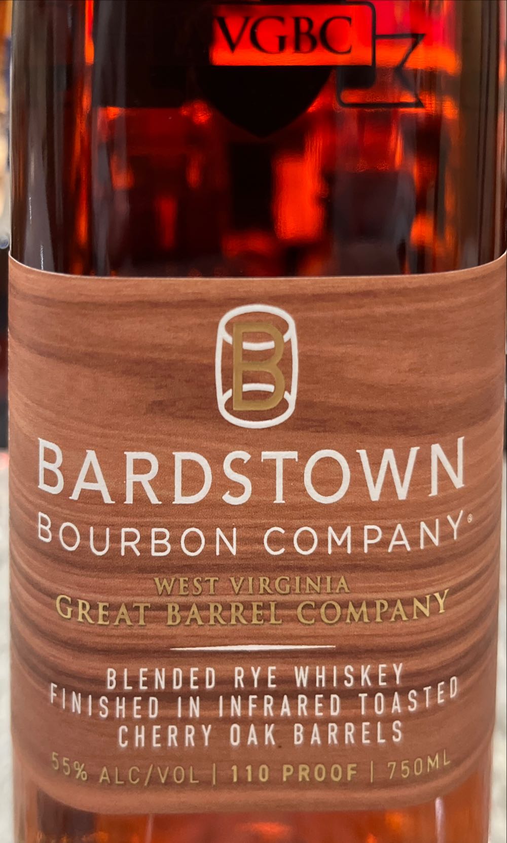 Bardstown Collaboration West Virginia Great Barrel Company -  Bardstown Bourbon Company (750 mL) alcohol collectible [Barcode 857552008356] - Main Image 2
