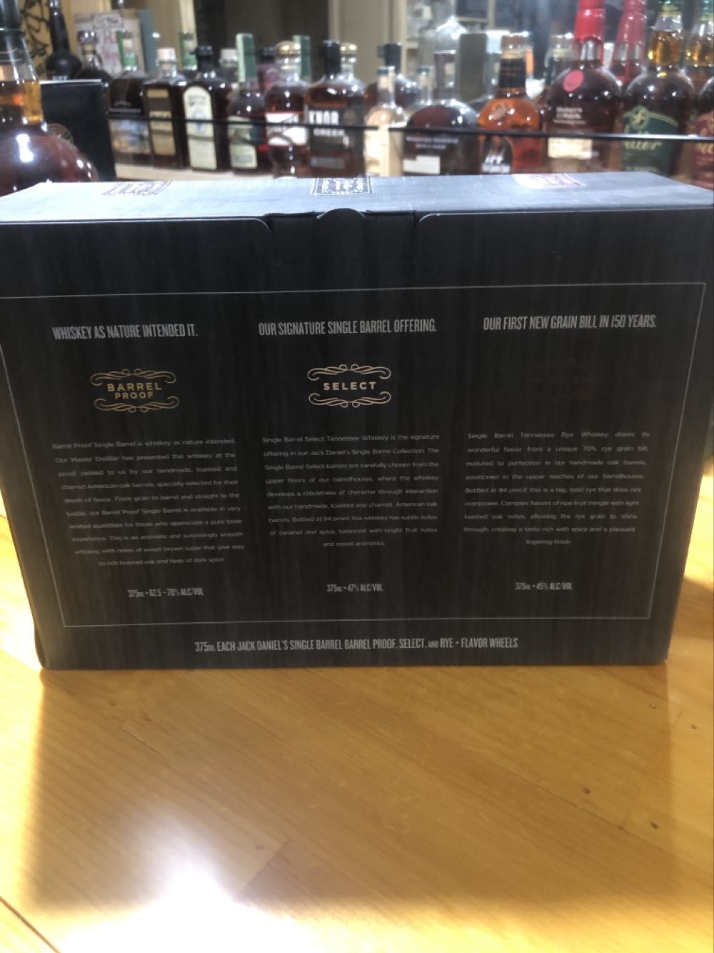 BOX SET : Single Barrel 375’s  (375 mL) alcohol collectible - Main Image 2