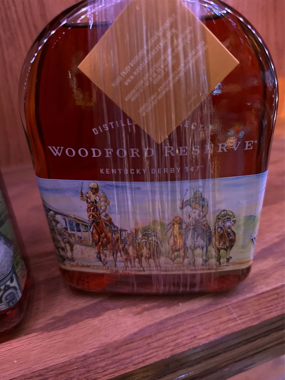 Woodford 147 Derby  (750 mL) alcohol collectible [Barcode 081128022280] - Main Image 1