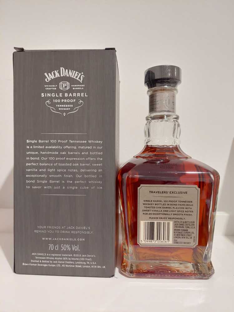 Single Barrel 100 Proof  (700 mL) alcohol collectible - Main Image 2