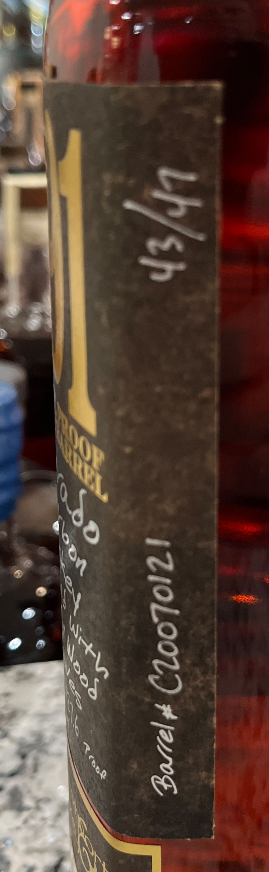 291 Colorado Barrel Proof - Distillery 291 (750 mL) alcohol collectible [Barcode 400000269238] - Main Image 2