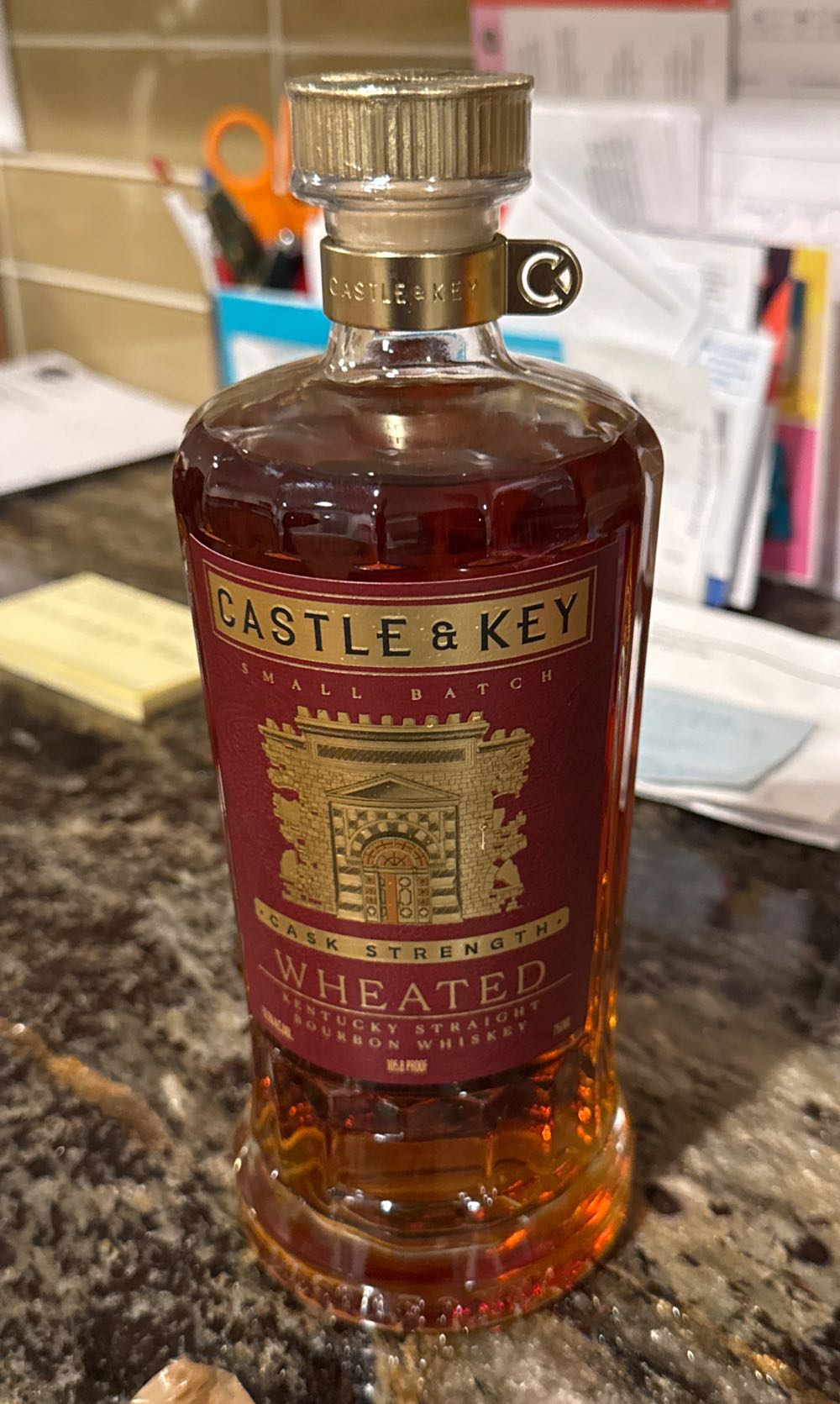 Castle & Key - Small Batch - Wheated Bourbon - Castle & Key Distillery (750 mL) alcohol collectible [Barcode 852657007433] - Main Image 3