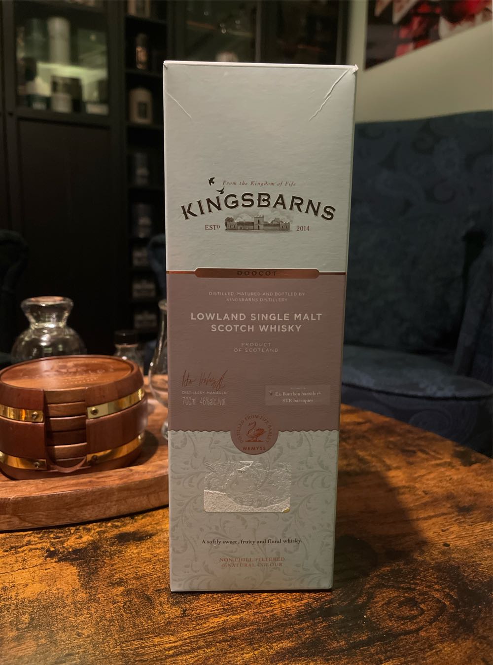 Kingsbarns Doocot - The Kingsbarns Distillery (700 mL) alcohol collectible [Barcode 811929030111] - Main Image 2