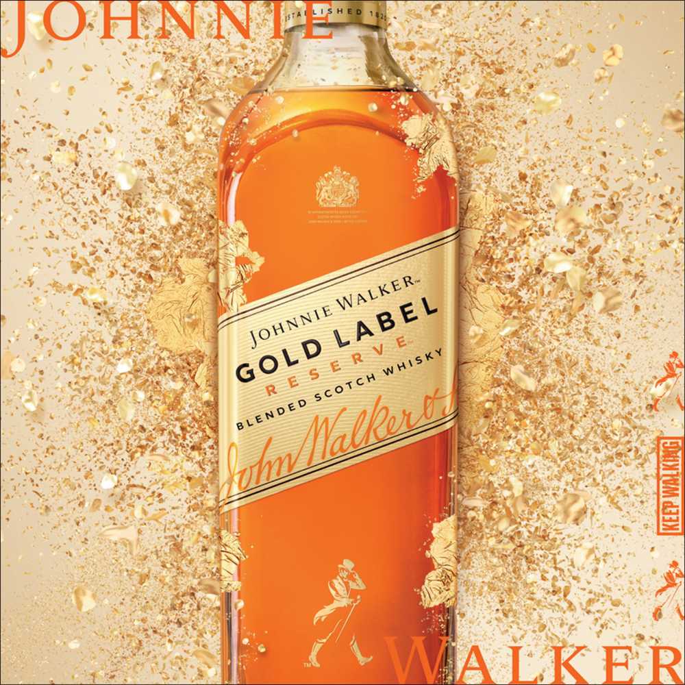 Johnie Walker - Gold Label - Johnnie Walker (700 mL) alcohol collectible [Barcode 5000267117560] - Main Image 2