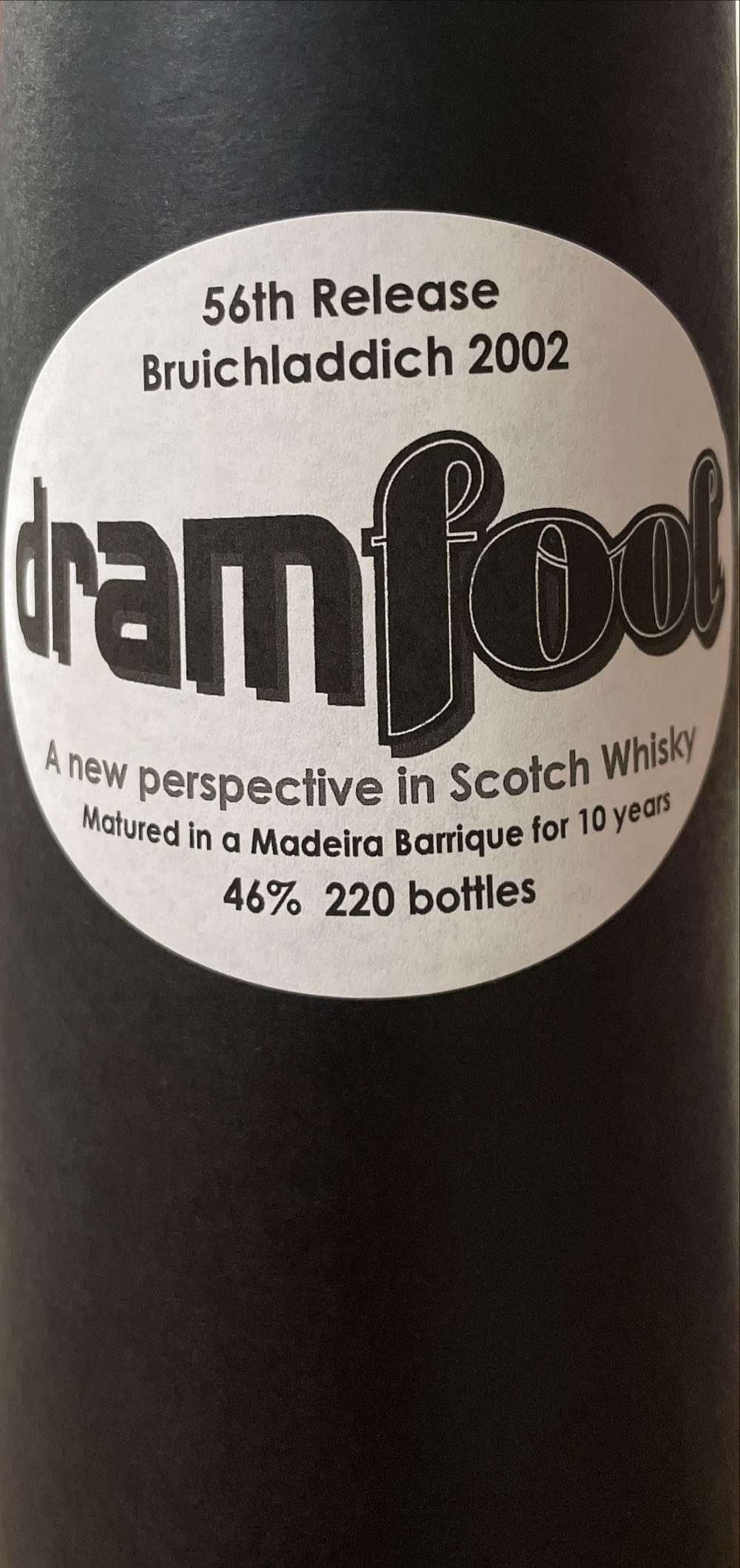 Dramfool “56th Release” Bruichladdich 10Yr Old Madeira Barrique - Bruichladdich Distillery (70 mL) alcohol collectible - Main Image 3