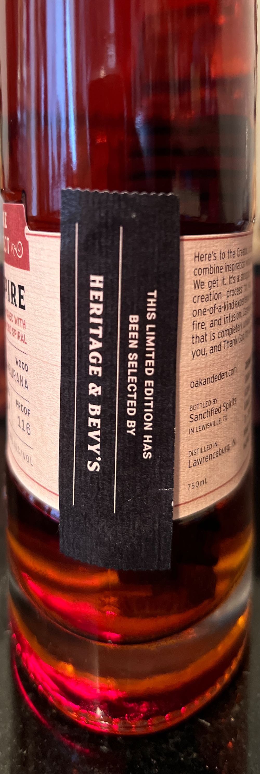 Oak & Eden Wheat & Spire  alcohol collectible [Barcode 850015650741] - Main Image 2