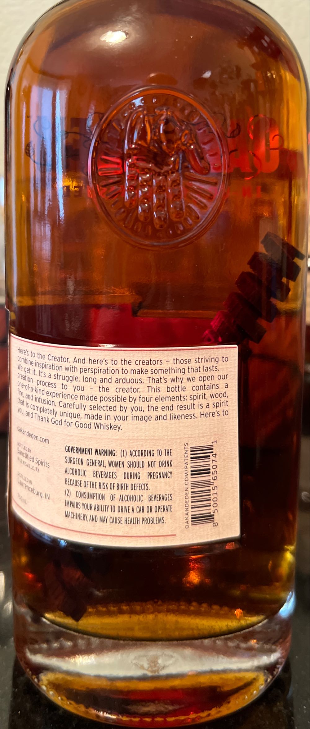 Oak & Eden Wheat & Spire  alcohol collectible [Barcode 850015650741] - Main Image 3