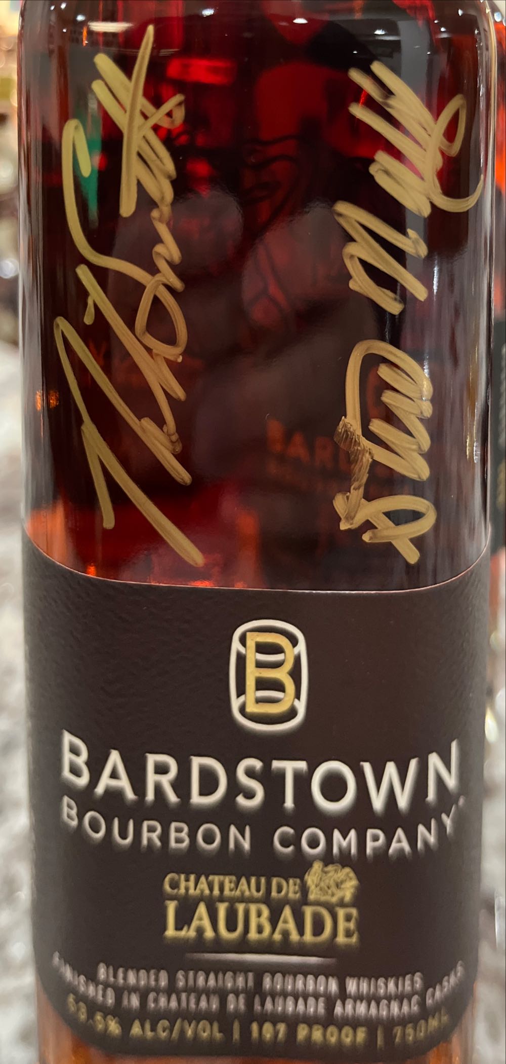 Bardstown Bourbon Chateau De Laubade - Bardstown Bourbon Company (750 mL) alcohol collectible [Barcode 857552008141] - Main Image 3
