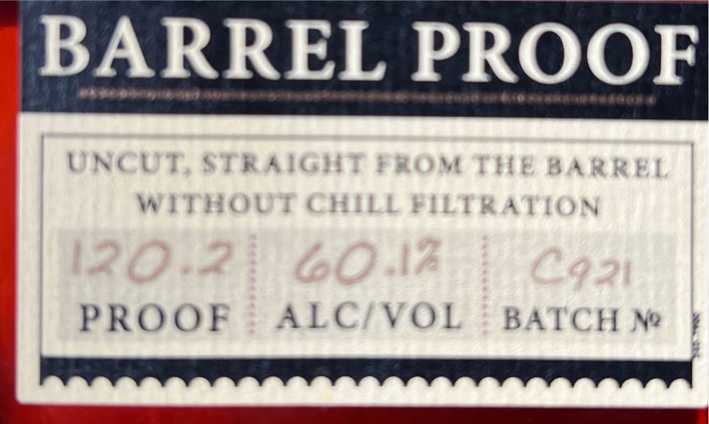 Elijah Craig Barrell Proof B525 - Elijah Craig Distillery Co (750 mL) alcohol collectible [Barcode 096749472215] - Main Image 4