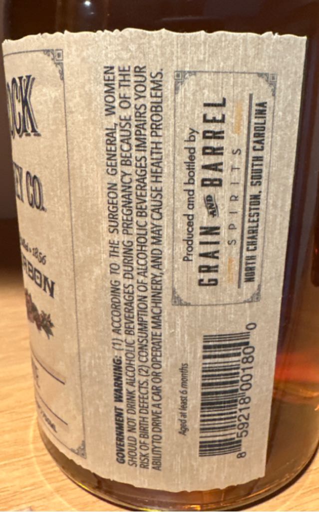 Chicken Cock Bourbon Heritage Reserve - Grain And Barrel Spirits (750mL) alcohol collectible [Barcode 859218001800] - Main Image 2