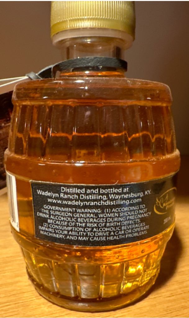 Wade Lyn Ranch Barrel Proof - Wade Lyn Ranch (200mL) alcohol collectible [Barcode 860712000152] - Main Image 2