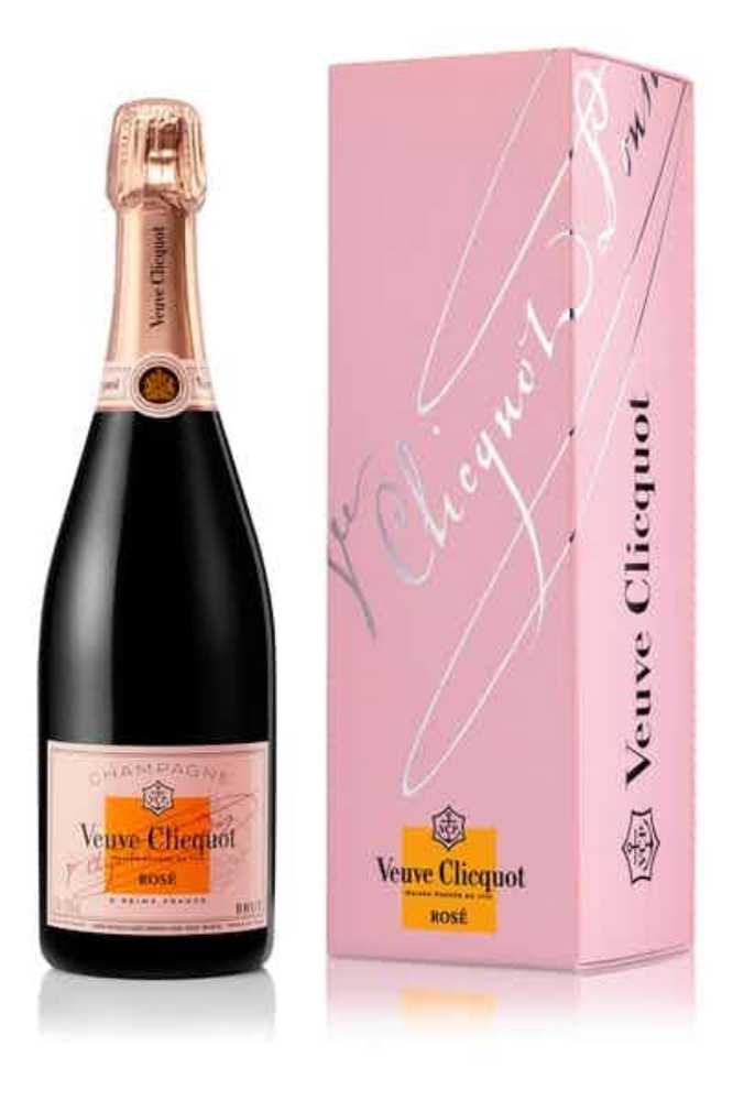 Champagne : Veuve Clicquot Rosé  (750 mL) alcohol collectible [Barcode 3049614003417] - Main Image 2