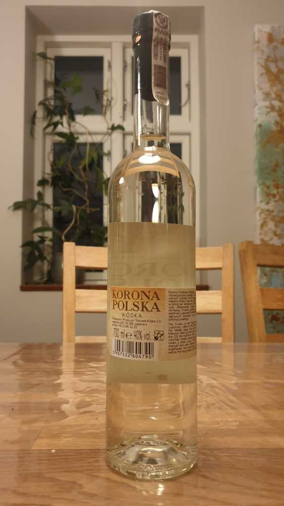 Korona Polska Wódka 700ml 40% Poland - Tocrank Polska S.A. (700 mL) alcohol collectible [Barcode 5907522604790] - Main Image 2