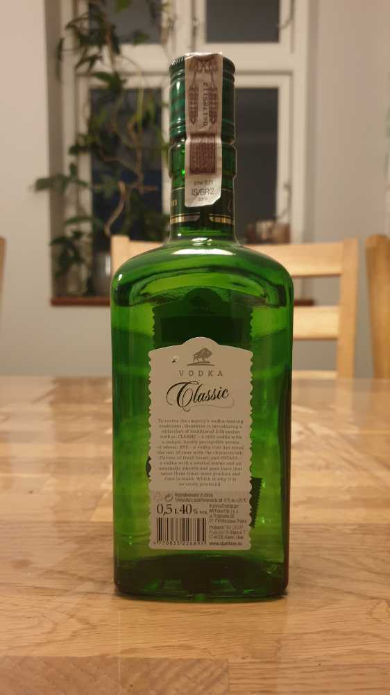 Stumbras Clasdic 500ml 40% - MV Group (500 mL) alcohol collectible [Barcode 4770033226895] - Main Image 2