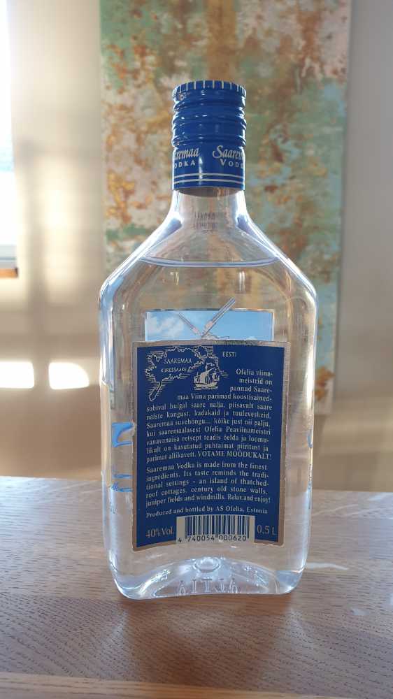 Saaremaa Vodka 500ml 40% Estonia - AS Ofelia (500 mL) alcohol collectible [Barcode 4740054000620] - Main Image 2