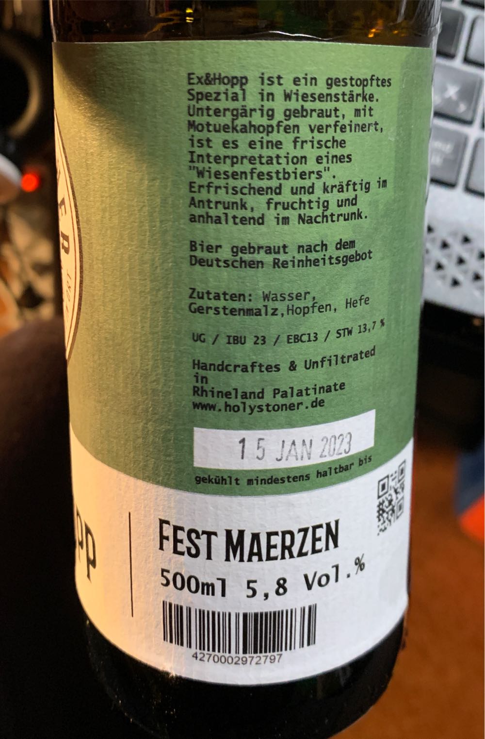 Ex & Hopp - Holystoner alcohol collectible - Main Image 2