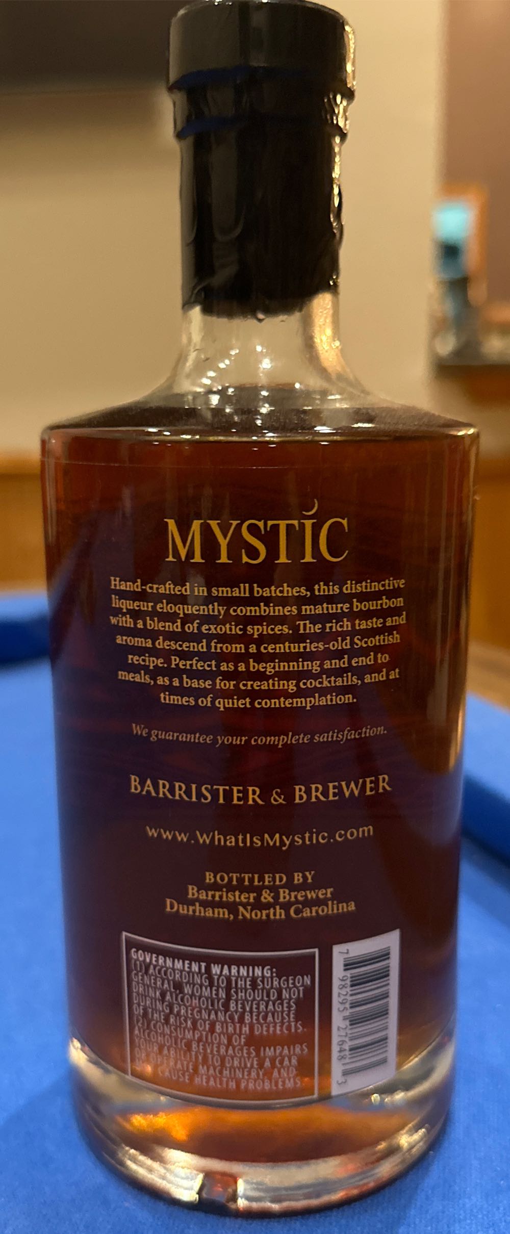 Mystic - Barrister & Brewer (750 mL) alcohol collectible - Main Image 2